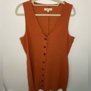 Burnt Orange Madewell Dress